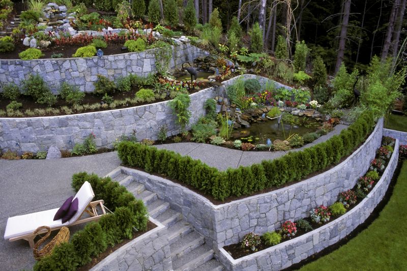 Stone Wall Hardscaping